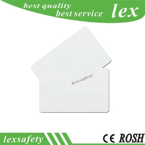 200pcs 125khz Em4100/TK4100 Id Inkjet Printable Pvc Blank White Card For Membership Card Club Card ID Card