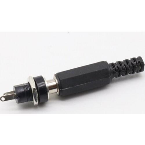 2.1x5.5mm DC Power Female Plug Jack 5pcs + Male Plug Jack Connector Socket Adapter 5pcs