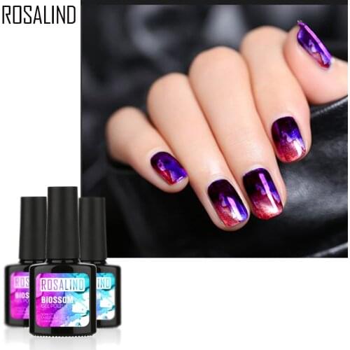 Rosalind Gel 1S Blossom 10ML Nail Polish BeautySoak Off DIY Nail Art Transparent Blossom Gel Polish UV Eco-friendly Gel Varnish