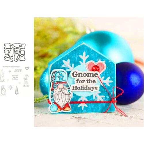 Christmas Dies Metal Cutting Dies Stencils and Stamps for DIY Scrapbooking Stamping Die Cuts Paper Cards Craft