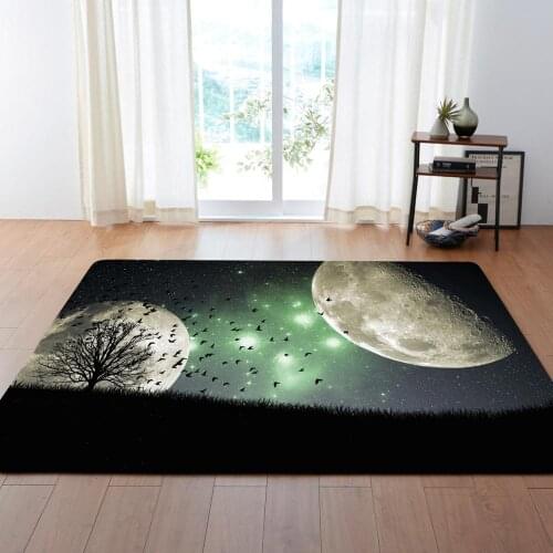 Nordic Earth Planet printing Carpets For Living Room Children Carpet Kids Room Home Bedroom Rugs And Carpets Study Room Area Rug