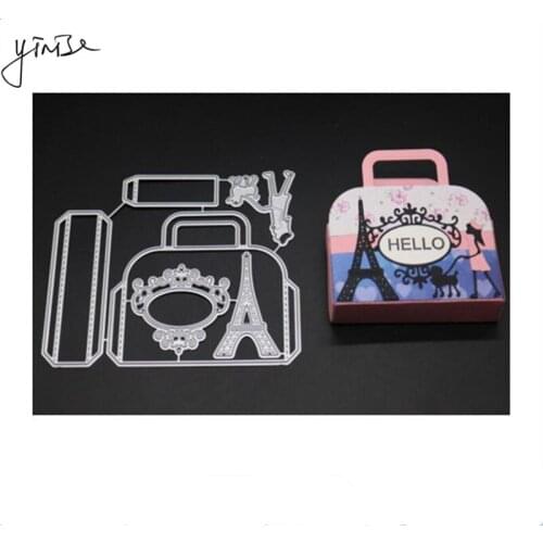 Scrapbook GIFT BAGS Metal Cutting Dies For Scrapbooking Stencils DIY Album Cards Decoration Embossing Folder Die Cuts Cutter