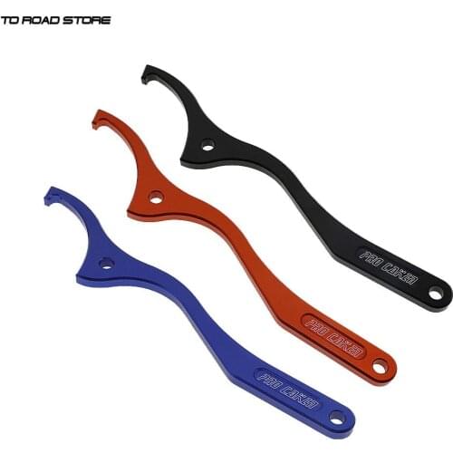 CNC Motorcycle Universal Tool Rear Damping Shock Spanner Wrench For WP Shock Absorbers Fork Tube Adjustment Tool For Husqvarna