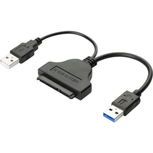 USB 3 to SATA 2.5 HDD SDD Converter Adapter Adaptor Cable with power