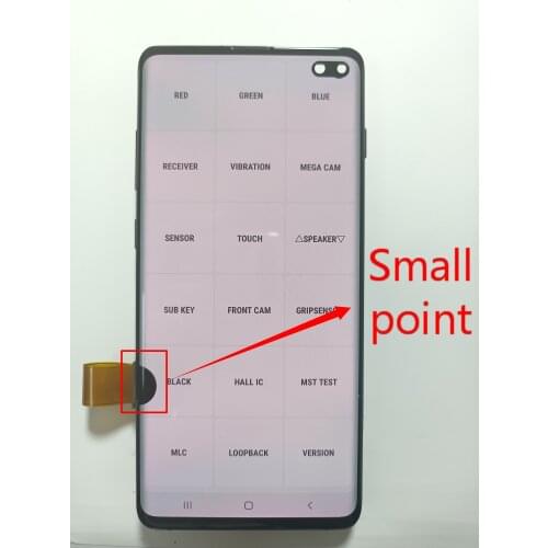 For Samsung Galaxy S10 plus LCD Screen Display For Samsung S10 Plus SM-G9750 G975F Small/Big Point