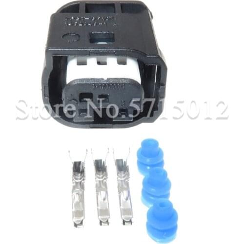 3 Hole 1-1452049-1 Car Pressure Switch Cold Air Pressure Sensor Socket Waterproof Throttle Pedal Plug For BMW BENZ