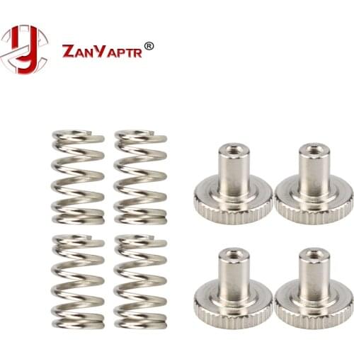 4 sets /lot 3D Printer Parts 3D Printer Accessories UM2 ULTIMAKER 2 Adjustment Nut + Springs Free Shipping