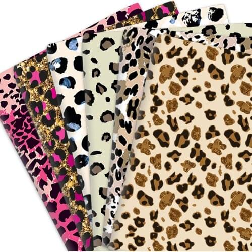 50*145cm Tiger Leopard 100% Pure Cotton Polyester Cotton Material Patchwork Sewing Fabrics Quilt Needlework DIY Cloth