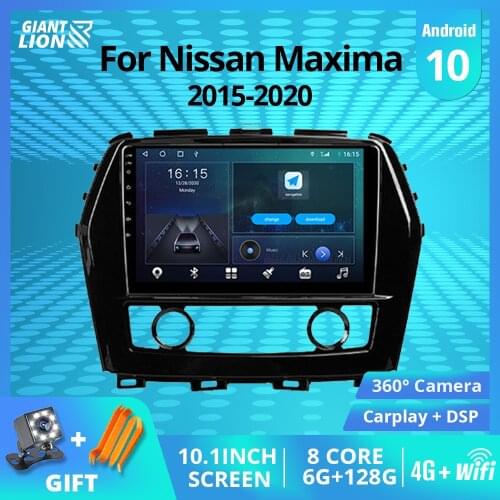 2DIN Android10 Car Radio For Nissan Maxima 2015-2020 Auto Radio GPS Navigation Stereo Receiver Car Receiver Bluetooth Player IGO