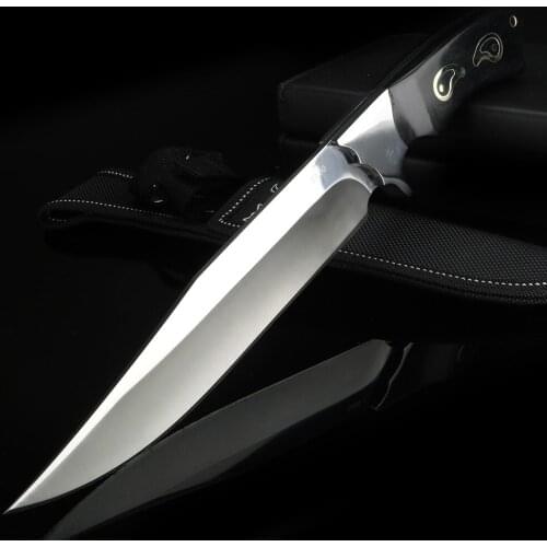 Combat Survival Tactical Outdoor Knives Hunting Camping EDC Tools D2 Blade Field knife