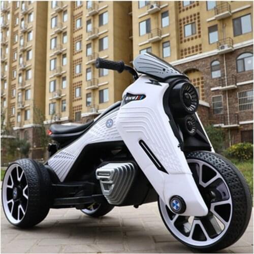 Childrens electric motorcycle can ride man girl baby baby tricycle rechargeable toy stroller