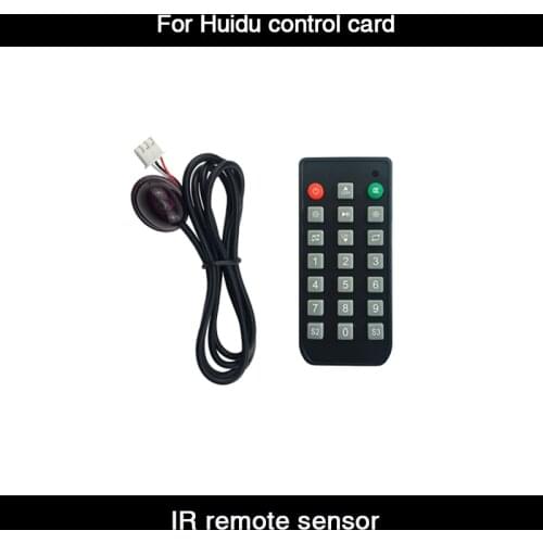 HD HD IR remote sensor Infrared remote control is used for switch programs, pause/play programs, adjust display brightness