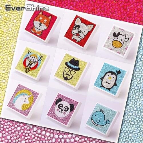 EverShine 5D Diamond Painting Cartoon Animals Special Shaped Diamond Embroidery Picture Of Rhinestone Childrens Home Decoration