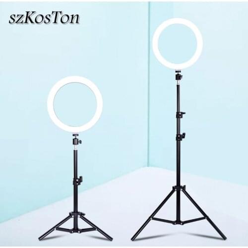 6inch Led Ring Light Youtube Video Live 16cm Photography Selfie Ring Lamp Photo Studio Camera Light With 1.6m Phone Clip Tripod