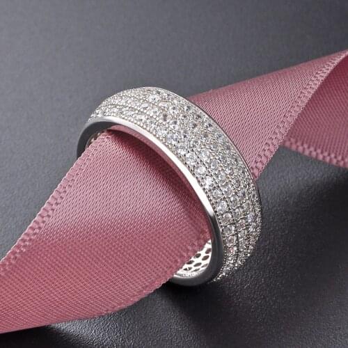 SA SILVERAGE S925 Sterling Silver Wide-brimmed Ring Womens Jewelry European and American Personality Exaggerated Silver Jewelry