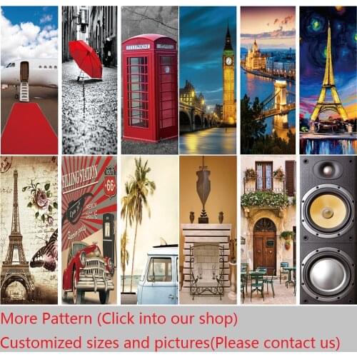 Creative 3D Vision Door Sticker For Living Room Bedroom Home Design Decor Wallpaper Self-adhesive Vinyl Poster Wall Decal Murals