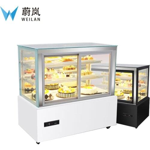 Front door 0.9M Cake Cabinet Air Freezer Fresh-Keeping Refrigerator Refrigerated Display Cabinet Showcase