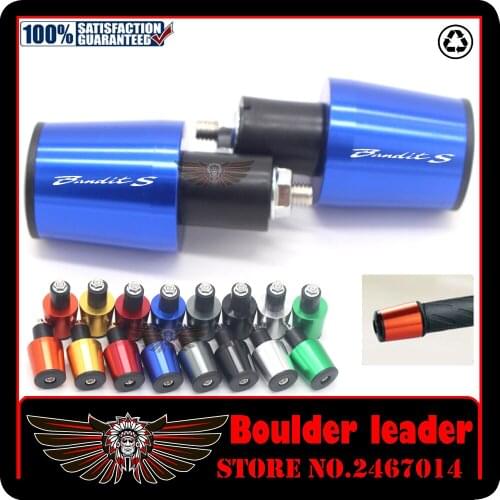 Motorcycle Accessories CNC 7/8'' 22MM Handlebar Grips Handle Bar Cap End Plugs For Suzuki Bandit/S GSF650 GSF1200 GSF1250
