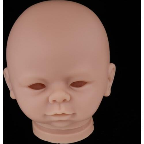 Soft Silicone Realistic Baby Doll Head Sculpt Carving Mold 18inch Reborn Blank Body Replacement Part Kit #3