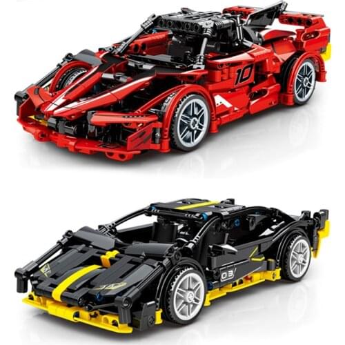 NEW High-Tech Super Sports Car Siam FXXK Model Kit Building Blocks Speed Champions Racing Bricks Kids Toys For Children Gifts