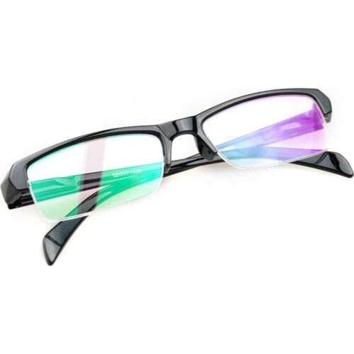 Mayitr Black Half Frame Ultralight Nearsighted Glasses Unisex Minus Distance Myopia Glasses -1.0 -1.5 -2.0 -2.5 -3.0 -3.5 -4.0