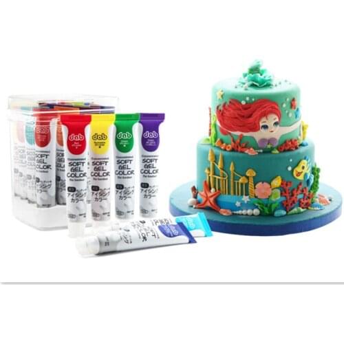 25g dab Food Coloring Compound Colorant for Concentrated Food, Cake Fondant Macaron Dessert Cake Decoration Tool