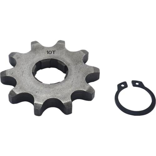 Front Engine 530# 20mm 10T Teeth Chain Sprocket With Retainer Plate Locker for Motorcycle Dirt Bike ATV