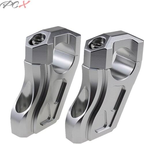 For BMW R NINE T R9T 2013 2015 16 17 18 28mm Handlebar Risers Bar Clamp Extend Adapter with Bolts