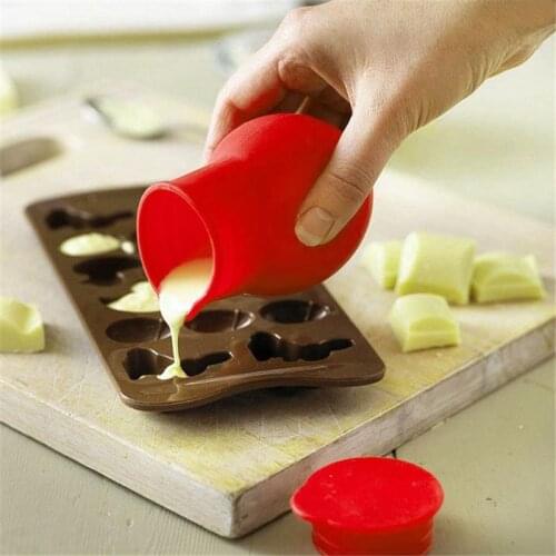 Practical Silicone Chocolate Melting Pot Mould Butter Sauce Milk Baking Pouring