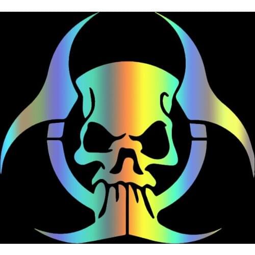 S51245# Various Sizes/Colors Car Stickers Vinyl Decal Fashion Skull Motorcycle Decorative Accessories Creative