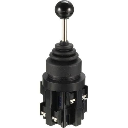 Uxcell 1 Pcs Joystick Switch Monolever Controllers 4 Position 4NO Momentary Type AC 380V 10A 30mm Panel Mount