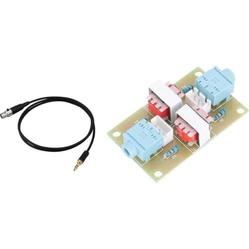 Top 1 Pcs 3.5Mm Jack To 3Pin Mini XLR Female & 1 Pcs XH-M372 Stereo Audio Common Ground Isolator Module
