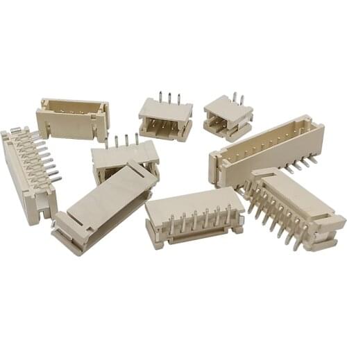 100Pcs/lot PH 2.0mm PH2.0 2P 3P 4P 5P 6P 7P 8P 9Pin 10 Pin Vertical SMD Wire Connector Terminal Plug Pin Header Connectors