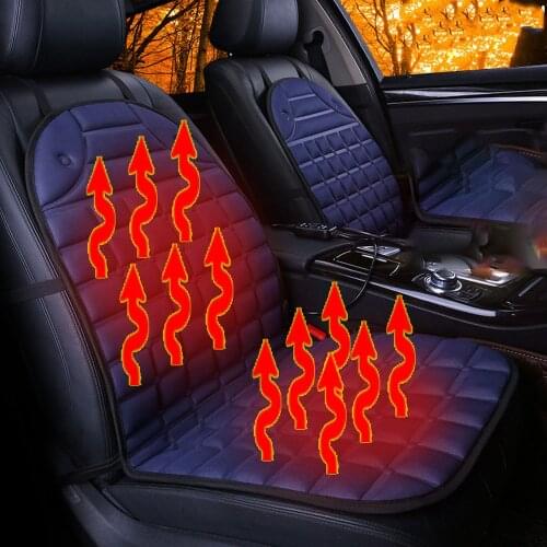 12V Breathable Heated Car Seat Cushion Cover Heater Warmer Winter Heated Seat Cushion For Car Accessory Interior