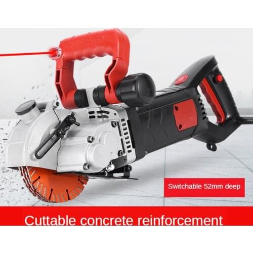 133 with a laser slotting machine to form a dust-free hydropower installation slotted concrete wall 110V