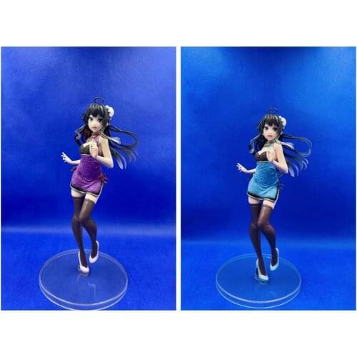Anime My Teen Romantic Comedy SNAFU Action Figure Cheongsam Yukinoshita Yukino Anime Figure Sexy Girls PVC Model Doll Collection