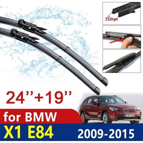 Car Wiper Blades for BMW X1 E84 2009-2015 Front Windscreen Wipers Brushes Car Accessories Stickers 2010 2011 2012 2013 2014