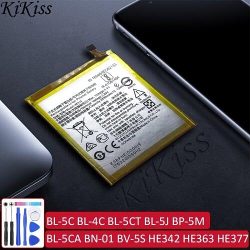Battery BL-5C BL-4C BL-5CT BL-5J BP-5M BL-5CA BN-01 BV-5S HE342 HE363 HE377