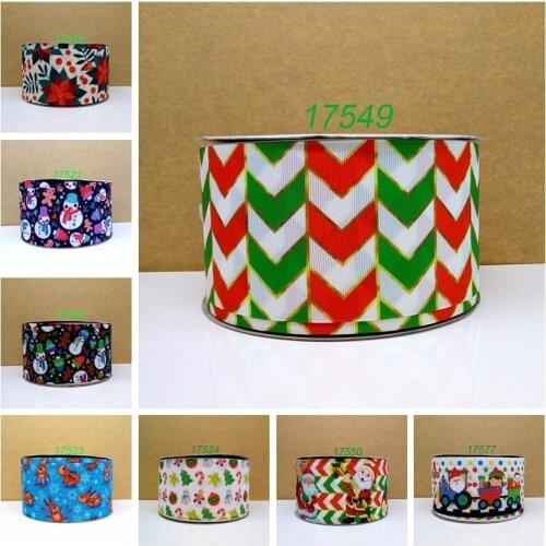 Free shipping 2016 new arrival ribbons Hair Accessories ribbon 10 yards printed grosgrain ribbons 17549