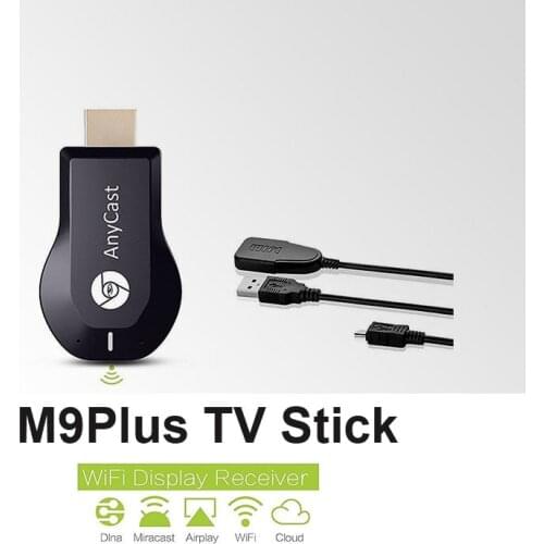 AnyCast M9 Plus 1080P Wireless TV Stick WiFi Display Dongle RAM 128MB HDMI TV Box Receiver Media TV Stick Airplay Miracast