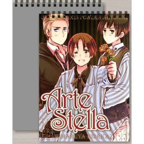 Anime Hetalia Axis Powers A4 160g Sketchbook notebook student stationery 25 Sheets Drawing Paper Sketching