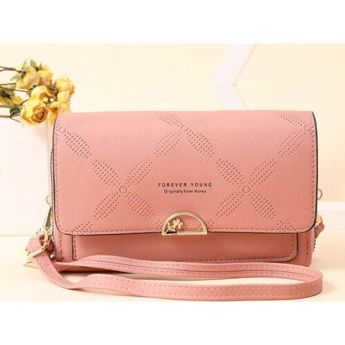 Women Long Purses Cell Phone Pocket for Female Vintage Shoulder Bags with Zipper Buckle Mini Ladies Card Holder bolsas femininas