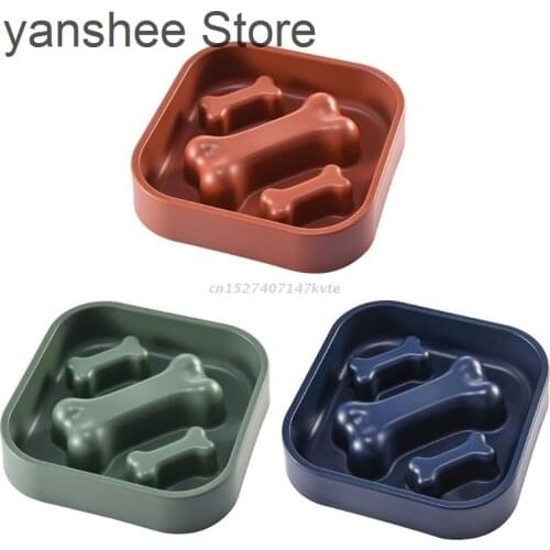 Interesting pet bowl, slow dog slot, non slip, easy to clean, r9ca