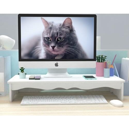 Computer Monitor Increased Rack Desktop Base Bracket Keyboard Storage Rack Finishing Rack Shelf Storage Box Office Accessories