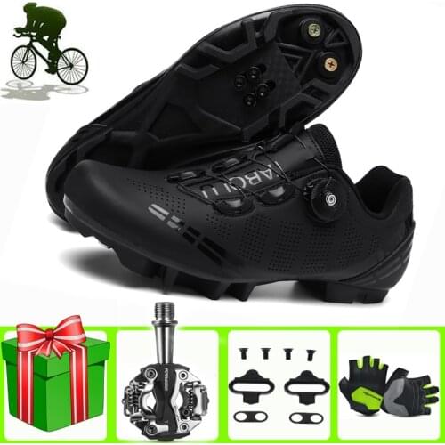 Sapatilha Ciclismo MTB Cycling Shoes Men Outdoor Sports Self-Locking Nonslip Mountain Bike Sneakers Racing Women Bicycle Shoes
