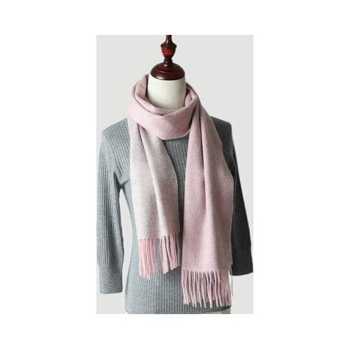 New Warm Thick Cashmere Scarf 100 Winter Women 2019 Luxury Brand Fashion Femme Wool scarfs for ladies stoles Maxi Pashmina Men