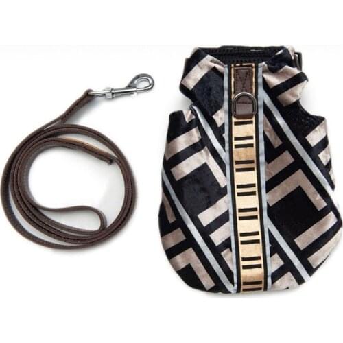 Easy Walking Tools Pet Accessories Soft Cat Vest Leashes Walk Out Product Harness Leash Set for Small Dogs LC0168