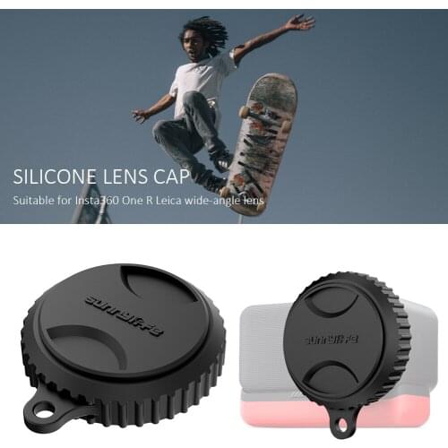 Silicone Lens Cover Practical Multi-functional Durable Protector for Insta360 One R 1 inch Wide Angle Accessories
