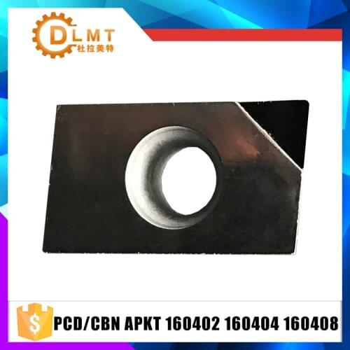 2PCS APKT160402 APKT160404 APKT160408 PCD Inserts CBN Inserts Suitable For Lathe Tools For Turning