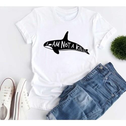 I Am Not A Killer T-shirt Funny Summer Women Hipster Graphic Environment Top Tee Shirt Trendy Unisex Animal Lover Gift Tshirt